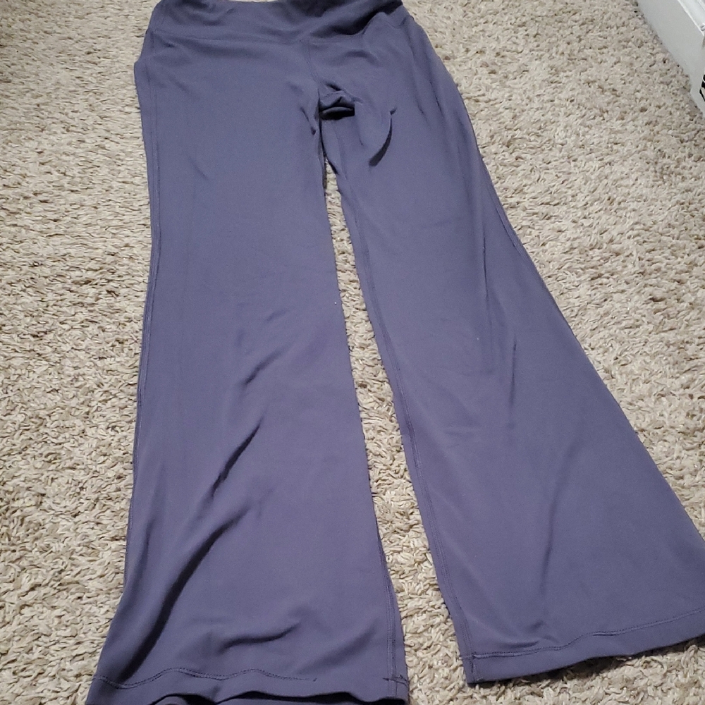 Women's Purple Wide-Leg Pants